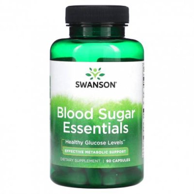 Swanson, Blood Sugar Essentials, 90 капсул / Альфа-липоевая кислота | Аптека | V4.Ru: Маркетплейс