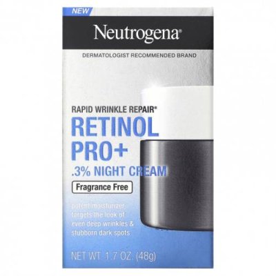 Neutrogena, Retinol Pro + .3% ночной крем, без отдушек, 48 г (1,7 унции) / Ночные увлажняющие средства и кремы | Аптека | V4.Ru: Маркетплейс