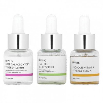 iUNIK, Daily Serum Trial Kit, 3 Piece Set / Сыворотки | Аптека | V4.Ru: Маркетплейс