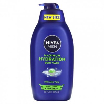 Nivea, Для мужчин, гель-гель для душа с алоэ вера, 887 мл (30 жидк. Унций) / Мужской гель для ванны и душа | Аптека | V4.Ru: Маркетплейс