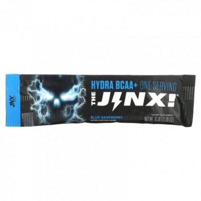 JNX Sports, The Jinx, Hydra BCAA +, голубая малина, 1 шт., 10,3 г (0,36 унции) / BCAA | Аптека | V4.Ru: Маркетплейс