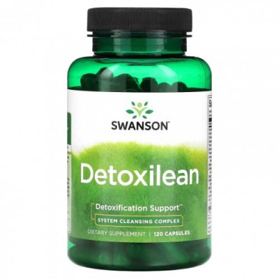 Swanson, Detoxilean, 120 капсул / Средства для детоксикации и очищения | Аптека | V4.Ru: Маркетплейс