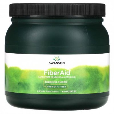 Swanson, FiberAid лиственница арабиногалактан (AG), 250 г (8,8 унции) / Клетчатка | Аптека | V4.Ru: Маркетплейс