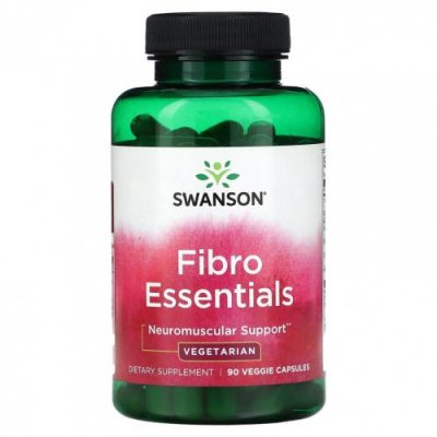 Swanson, Fibro Essentials, 90 растительных капсул / B1 | Аптека | V4.Ru: Маркетплейс