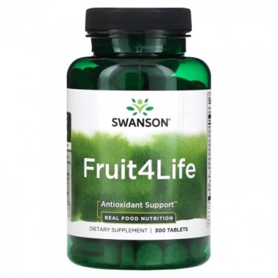 Swanson, Fruit4Life, 300 таблеток / Фруктовые смеси | Аптека | V4.Ru: Маркетплейс