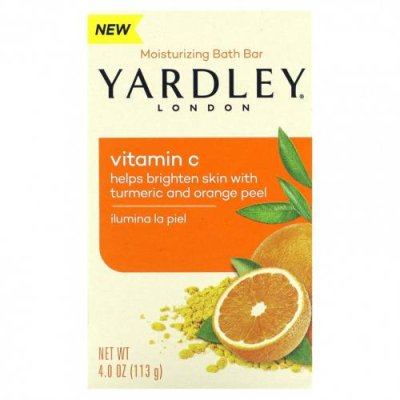 Yardley London, Увлажняющее мыло для ванн, витамин C, 113 г (4 унции) / Кусковое мыло | Аптека | V4.Ru: Маркетплейс