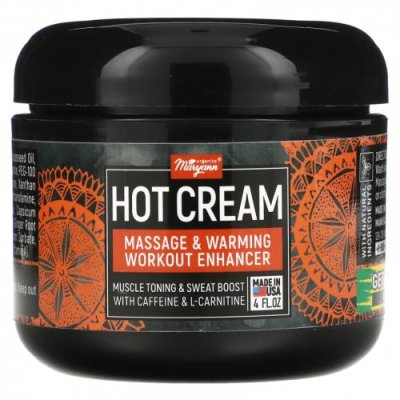 Maryann Organics, Hot-Cream, средство для массажа и согревающих тренировок, 4 жидк. Унции / Усилитель тренировки | Аптека | V4.Ru: Маркетплейс