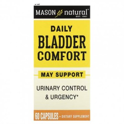 Mason Natural, Daily Bladder Comfort, 60 капсул / Формулы желчного пузыря | Аптека | V4.Ru: Маркетплейс