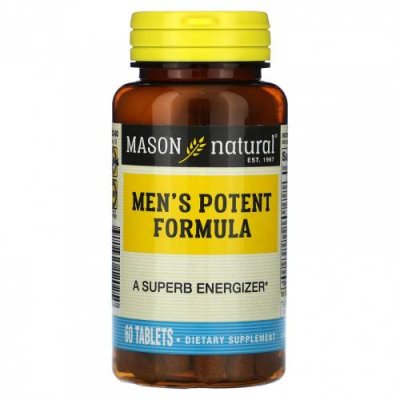 Mason Natural, Men's Potent Formula, 60 таблеток / Добавки для мужчин | Аптека | V4.Ru: Маркетплейс