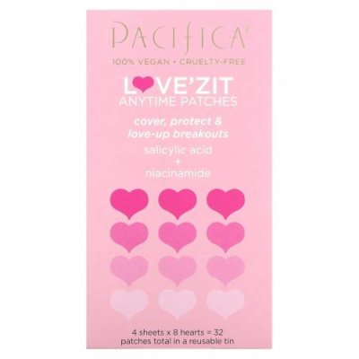 Pacifica, Love'Zit Anytime, 32 шт. / Акне и пятна | Аптека | V4.Ru: Маркетплейс