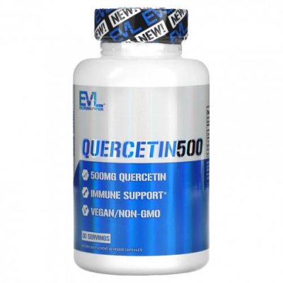 EVLution Nutrition, Quercetin 500, 500 mg, 30 Veggie Capsules / Кверцетин | Аптека | V4.Ru: Маркетплейс