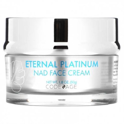 Codeage, Eternal Platinum NAD Face Cream, 1.8 oz (50 g) / Увлажняющие средства для лица | Аптека | V4.Ru: Маркетплейс