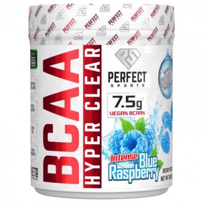 Perfect Sports, BCAA Hyper Clear, насыщенная голубая малина, 306 г (10,8 унции) / BCAA | Аптека | V4.Ru: Маркетплейс