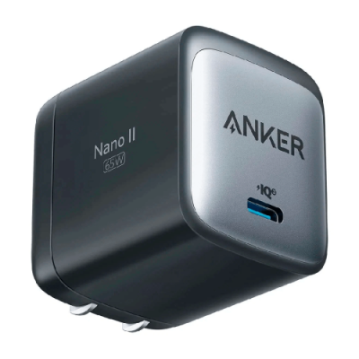 Сетевое зарядное устройство Anker PowerPort Nano II GaN 65W Type-C черный EAC / Anker | Электроника | V4.Ru: Маркетплейс