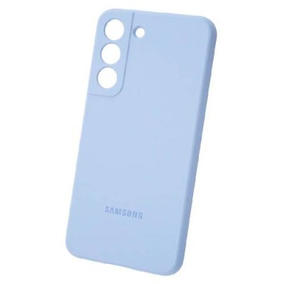 Силиконовая накладка для Samsung Galaxy S22 Silicone Cover голубой / S 22 | Электроника | V4.Ru: Маркетплейс