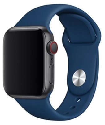 Ремешок для AppleWatch 38mm силиконовый синий / AppleWatch 38/40mm | Электроника | V4.Ru: Маркетплейс