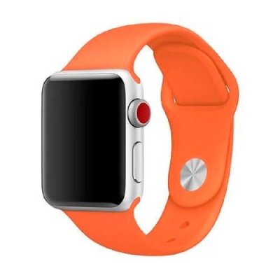 Браслет для AppleWatch (38/40 mm) силикон оранжевый / AppleWatch 38/40mm | Электроника | V4.Ru: Маркетплейс