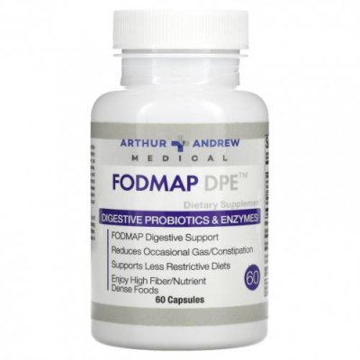 Arthur Andrew Medical, FODMAP DPE`` 60 капсул / Пробиотики | Аптека | V4.Ru: Маркетплейс