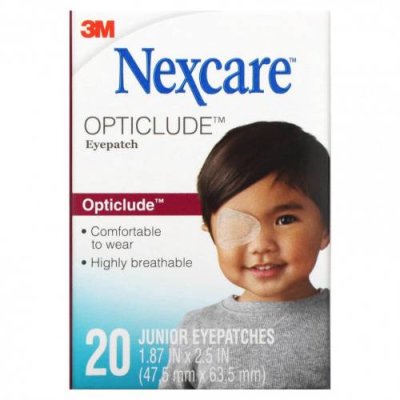 Nexcare, Opticlude Junior, патчи для глаз, 20 штук / Здоровье и безопасность | Аптека | V4.Ru: Маркетплейс