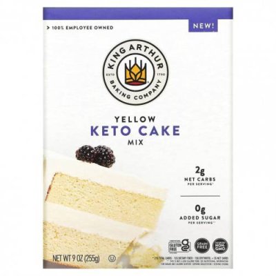 King Arthur Flour, Желтая кето смесь для торта, 255 г (9 унций) / Смесь для приготовления тортов | Аптека | V4.Ru: Маркетплейс