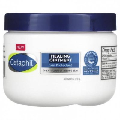 Cetaphil, Лечебная мазь, для сухой, потрескавшейся или раздраженной кожи, 340 г (12 унций) / Средства для местного применения и мази | Аптека | V4.Ru: Маркетплейс