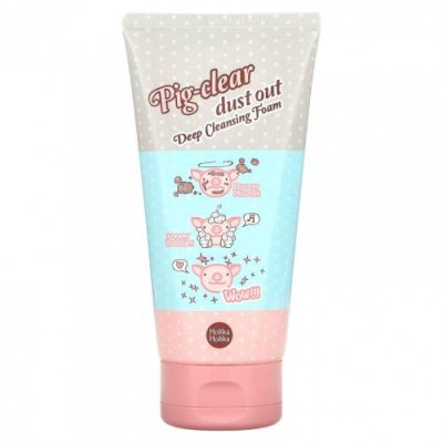 Holika Holika, Pig-Clear Dust Out Deep Cleansing Foam, 150 мл / Очищающие средства для лица | Аптека | V4.Ru: Маркетплейс