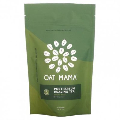 Oat Mama, Послеродовой лечебный чай, груша со специями, без кофеина, 14 чайных пакетиков, 32 г / Для мам и малышей | Аптека | V4.Ru: Маркетплейс