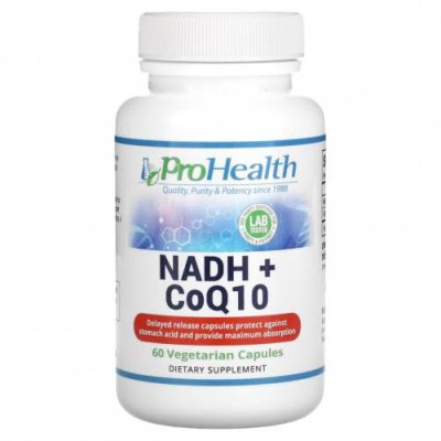 ProHealth Longevity, NADH + CoQ10`` 60 вегетарианских капсул / NADH | Аптека | V4.Ru: Маркетплейс