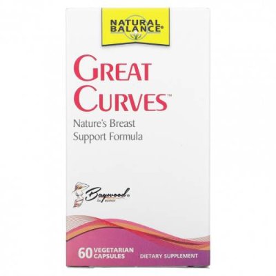 Natural Balance, Great Curves, 60 Vegetarian Capsules / Женское здоровье | Аптека | V4.Ru: Маркетплейс