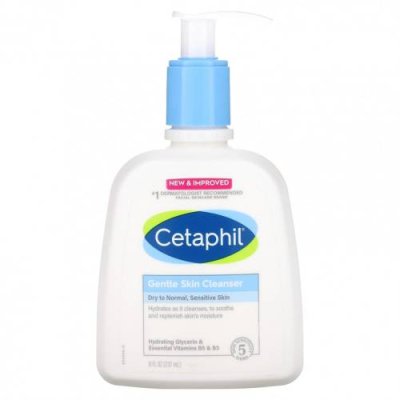 Cetaphil, Мягкое очищающее средство, без отдушек, 237 мл (8 жидк. Унций) / Очищающие средства для лица | Аптека | V4.Ru: Маркетплейс