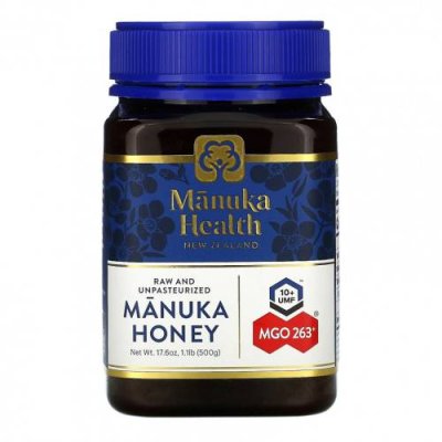 Manuka Health, Мед манука, метилглиоксаль 263+, 500 г (1,1 фунта) / Мед манука | Аптека | V4.Ru: Маркетплейс