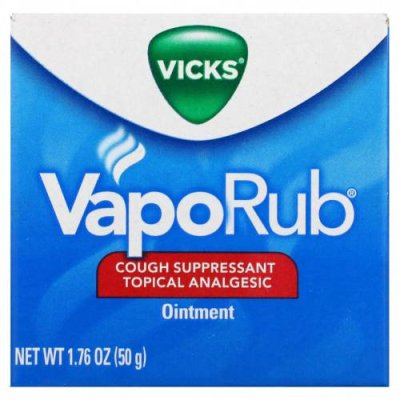 Vicks, VapoRub, мазь от кашля, 50 г (1,76 унции) / Средства от кашля | Аптека | V4.Ru: Маркетплейс