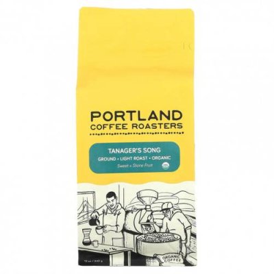 Portland Coffee Roasters, Органический кофе, молотый, легкая обжарка, песня танагера, 340 г (12 унций) / Кофе | Аптека | V4.Ru: Маркетплейс