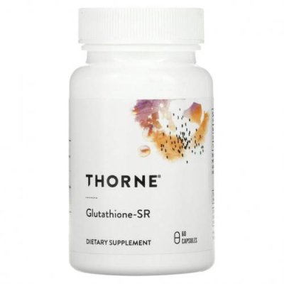 Thorne Research, Glutathione-SR, 60 капсул / L-глутатион | Аптека | V4.Ru: Маркетплейс