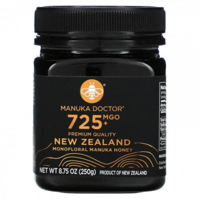 Manuka Doctor, Монофлорный мед манука, MGO 725+, 250 г (8,75 унции) / Мед манука | Аптека | V4.Ru: Маркетплейс