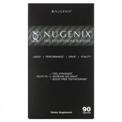 Nugenix, Бустер без тестостерона, 90 капсул / Тестостерон | Аптека | V4.Ru: Маркетплейс