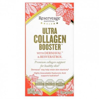 ReserveAge Nutrition, Ultra Collagen Booster, 90 капсул / Коллаген, добавки | Аптека | V4.Ru: Маркетплейс