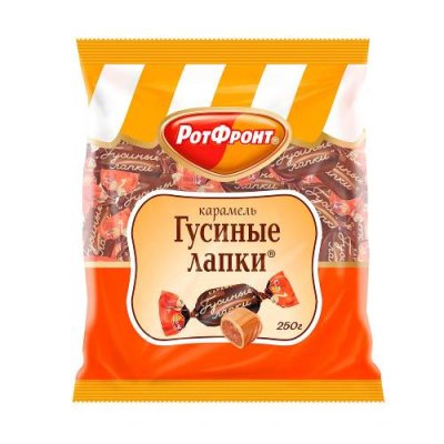 Карамель Гусиные лапки, Рот Фронт, 250 гр. Карамельные конфеты / Продукты питания | V4.Market