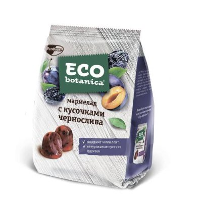 Мармелад Eco Botanica с кусочками чернослива, 200 гр. Eco-botanica / Продукты питания | V4.Market