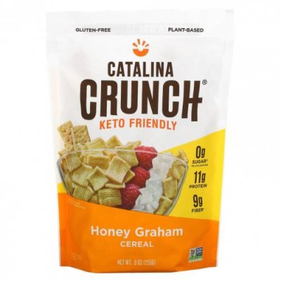 Catalina Crunch, Keto Friendly Cereal, Honey Graham, 255 г (9 унций) / Хлопья | Аптека | V4.Ru: Маркетплейс