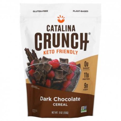 Catalina Crunch, Keto Friendly Cereal, темный шоколад, 255 г (9 унций) / Хлопья | Аптека | V4.Ru: Маркетплейс