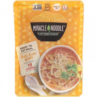 Miracle Noodle, Готовая еда, тайский том ям, 280 г (9,9 унции) / Готовые блюда | Аптека | V4.Ru: Маркетплейс