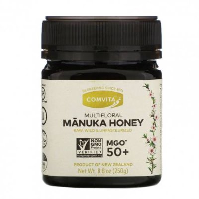 Comvita, Multifloral Manuka Honey, MGO 50+, 8.8 oz (250 g) / Мед манука | Аптека | V4.Ru: Маркетплейс