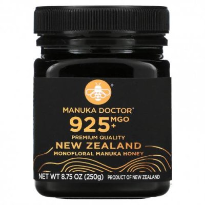 Manuka Doctor, Монофлорный мед манука, MGO 925+, 250 г (8,75 унции) / Мед манука | Аптека | V4.Ru: Маркетплейс