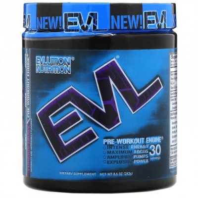 EVLution Nutrition, ENGN, Pre-Workout Enginе, виноград, 243 г (8,6 унции) / Добавки для приема перед тренировкой | Аптека | V4.Ru: Маркетплейс