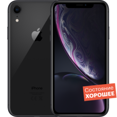 Смартфон Apple iPhone XR 64GB Черный  "Хорошее состояние" / Б/у смартфоны | Электроника | V4.Ru: Маркетплейс