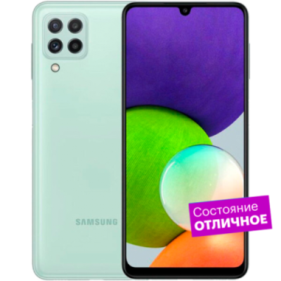 Смартфон Samsung Galaxy A22 128GB Мятный  "Отличное состояние" / Б/у смартфоны | Электроника | V4.Ru: Маркетплейс