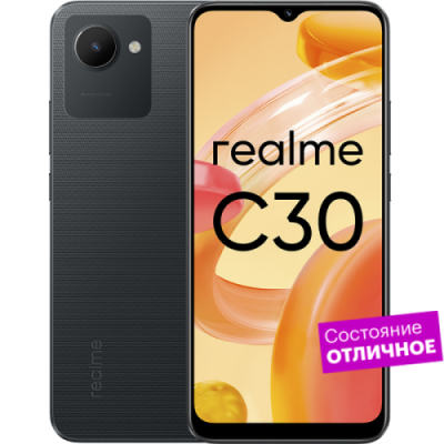 Смартфон realme C30 32GB Черный  "Отличное состояние" / Б/у смартфоны | Электроника | V4.Ru: Маркетплейс