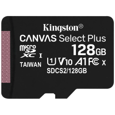 Карта памяти Kingston MicroSD 128 ГБ (SDCS2/128GBSP, Glass 10) / Карты памяти | Электроника | V4.Ru: Маркетплейс