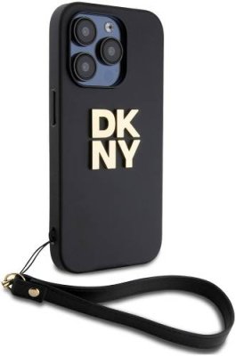 Чехол DKNY Stack с ремешком для iPhone 15 Pro, черный / Чехлы | Электроника | V4.Ru: Маркетплейс